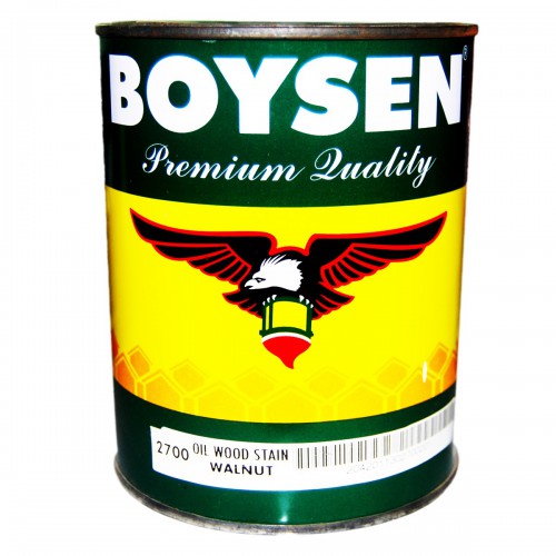 Boysen Oil Wood Stain, 2700 Walnut, 4L Cebu Oversea Builders Centre